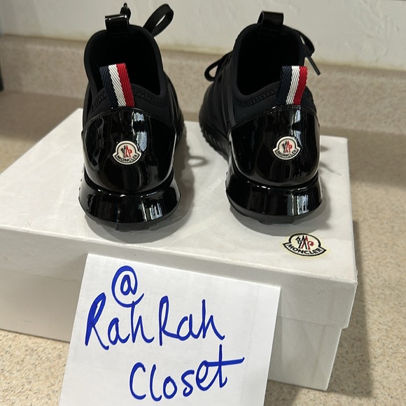 Moncler Women's Emilia Low Top Sneakers size 37 1/2 NWT - Picture 5 of 9